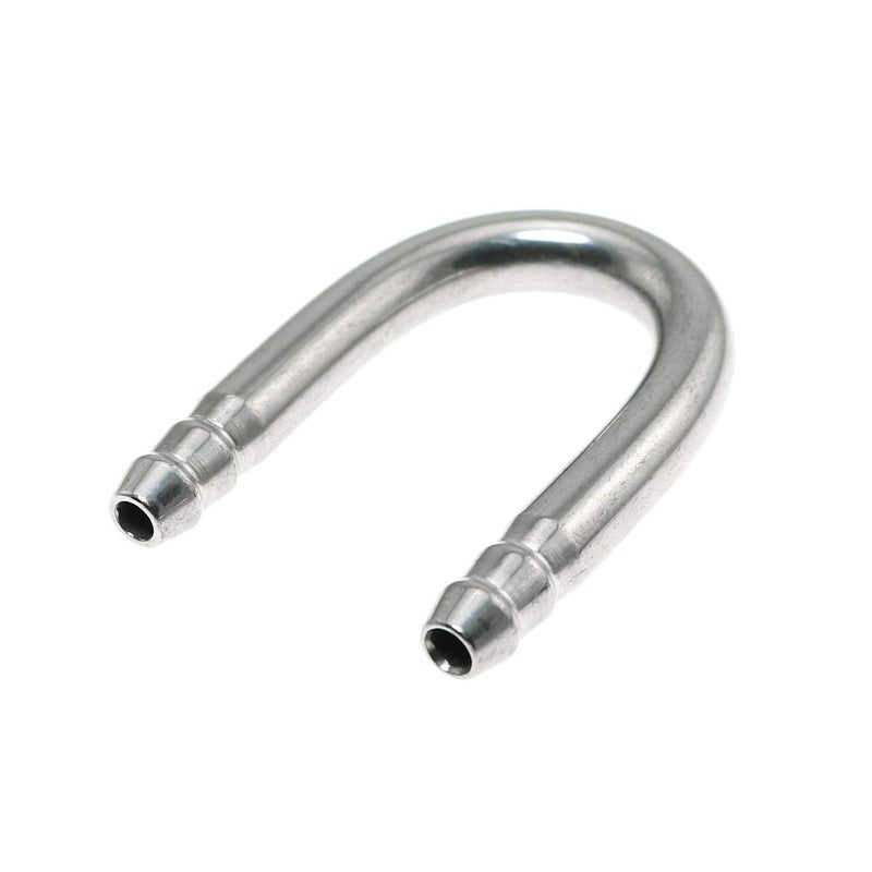 Maxmoral Aquarium U-Shape Connectors Stainless Steel Fish Tank Air Pump Accessories CO2 System U-Shape Tube Connector - Image 3